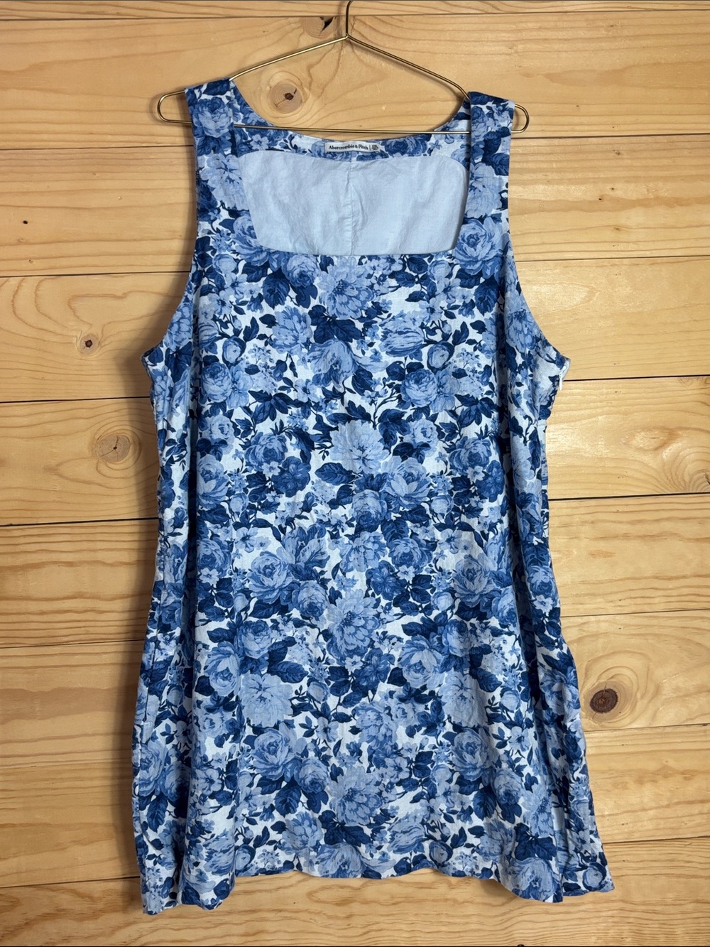Abercrombie & Fitch floral linen mini dress XXL